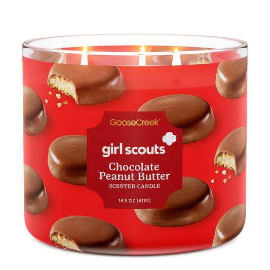 Girl Scout Chocolate Peanut Butter 3-Wick Candle
